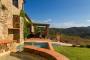 Two splash pools, gardens and porch, all with views